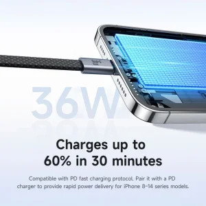 کابل تبدیل USB-C به لایتنینگ مک دودو مدل CA-991 طول 1 متر