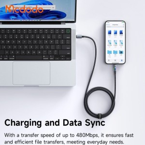 کابل تبدیل USB-C به لایتنینگ مک دودو مدل CA-819 طول 1.2 متر