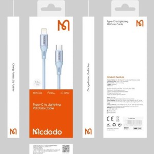 کابل شارژ سریع لایتنینگ به تایپ سی 1.2 متری مک‌دودو Mcdodo Cable 36W CA-186