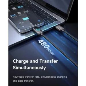 کابل تبدیل USB-C به لایتنینگ مک دودو مدل CA-263 36W طول 1.2 متر