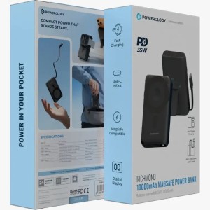 پاوربانک 10000 مگ سیف پاورولوژی Powerology Magsafe Power Bank PPBCHA105