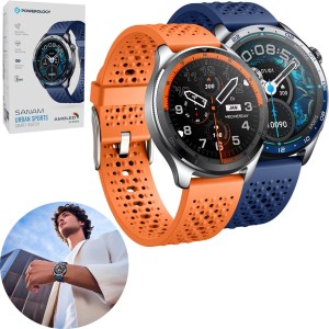ساعت هوشمند پاورولوجی مدل URBAN SPORTS PSWBTKW290OG با بند سیلیکونی