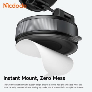 هولدر وکیومی مگنتی تاشو موبایل مک دودو MCDODO TB-8540 CarGO Car Phone Holder
