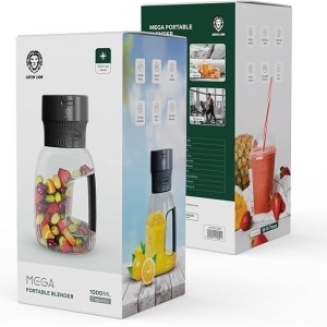 مخلوط کن قابل حمل گرین لاین Green Lion Mega Portable Blender 1000mL 70W GNMPBLDRBK