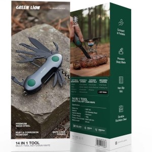 چاقو سوئیسی 14 کاره گرین لاین Green Lion 14 IN 1 Multi Tool GN14N1MTOLBK
