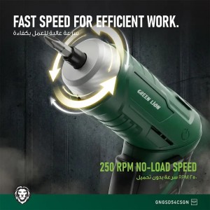 پیچ گوشتی شارژی گرین لاین Green Lion GSD-54 Screwdriver GNGSD54CS