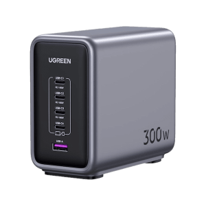 شارژر رومیزی 300 وات Nexode با 5 پورت یوگرین مدل CD333 کد 90904b با دوشاخه UK