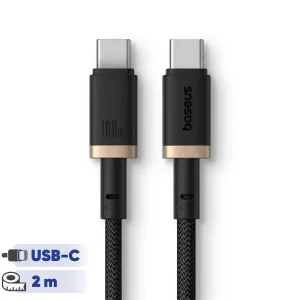 کابل USB-C بیسوس مدل Dura Series 100W طول 2 متر
