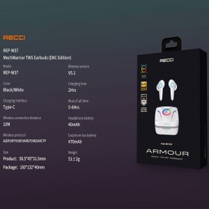 هدفون مخصوص بازی بلوتوثی رسی مدل REP-W37 Armour