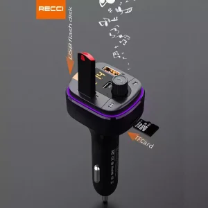 شارژر فندکی و گیرنده بلوتوث RQ01 رسی
