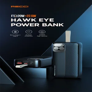 پاوربانک رسی مدل RPB-P38 ظرفیت 30000