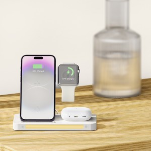 RECCI RCW-31 15W 4-in-1 Folding Wireless Charger With Night Light