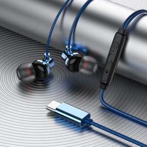 هندزفری سیمی تایپ سی رسی RECCI REP-L36 Type-C wired headset