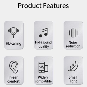 RECCI REP-L36 Type-C interface digital version metal wired headset
