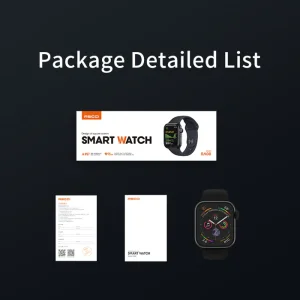 Recci RA08 waterproof, dustproof and wireless charging Sports SmartWatch