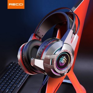 هدفون سیمی گیمینگ REP-L22 رسی (Recci REP-L22 3.5mm colorful light stereo gaming earphones headphone)