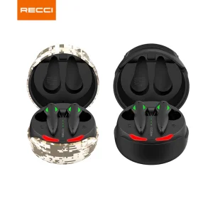 هندزفری بلوتوثی گیمینگ REP-W48 رسی (Recci REP-W48 Helmet Appearance TWS earbuds)