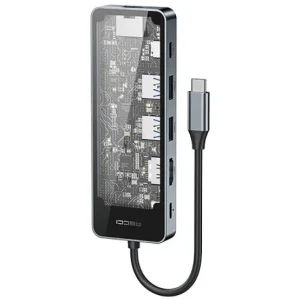 هاب 6 پورت USB-C مدل RH17 رسی (Recci PowerExpand 6-in-1 USB-C Hub RH17)