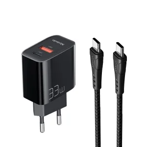 شارژر دیواری مک دودو مدل CH-0922 به همراه کابل تبدیل USB-C