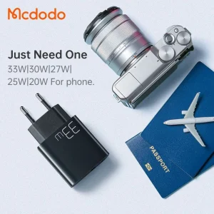 شارژر دیواری مک دودو مدل CH-0922 به همراه کابل تبدیل USB-C