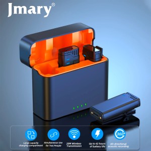 میکروفون یقه‌ای وایرلس کیس دار مدل MW-16