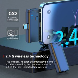 میکروفون یقه‌ای وایرلس کیس دار مدل MW-16