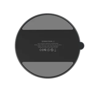 استند و شارژر مگنتی Q.MAG Dual 2 Dual Magnetic Wireless Charging Standاستند و شارژر مگنتی Q.MAG Dual 2 Dual Magnetic Wireless Charging Stand