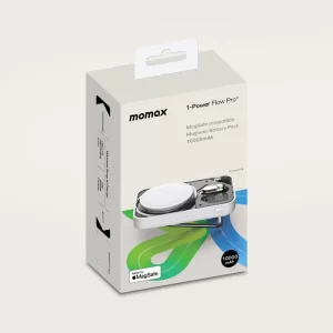 پاوربانک مگ سیف دار ده هزار 1-Power Flow Pro+ | MagSafe Battery Pack (10000mAh) مومکس (momax)