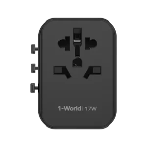 شارژر مسافرتی چهار پورت هفده وات 1-World | 4-Ports Travel Charger (17W) مومکس (momax)