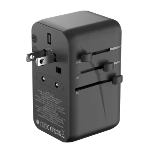 شارژر مسافرتی جهانی 4 پروت صد واتی 1-World | Universal 4 Ports Travel Charger (GaN 100W) مومکس (momax)