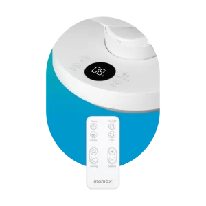 پنکه Airoma Tower | 3D Air Circulation Diffuser Tower Fan مومکس (momax)