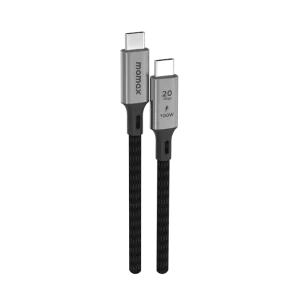 کابل انتقال دیتا تایپ سی به تایپ سی Elite | USB-C to USB-C Braided Cable 100W (Support USB3.2 - 2m) مومکس (momax)