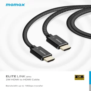 کابل اچ دی ام آی EliteLink | HDMI 2.0 Braided Cable (2m) مومکس (momax)