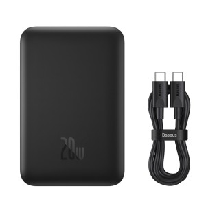 پاوربانک مغناطیسی فست شارژ 10000 بیسوس Baseus Magnetic Mini Wireless Power Bank 20W PPCX030001