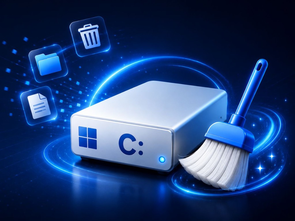 آموزش حذف فایل های اضافی در درایو C