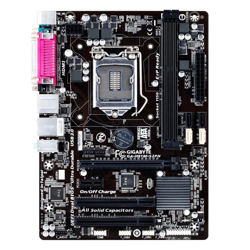 مادربرد استوک Gigabyte GA-H81M-S2PH