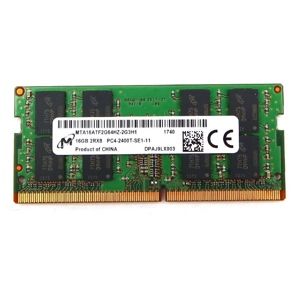 رم 16GB لپتاپ DDR4 برند Micron فرکانس 2400MHz