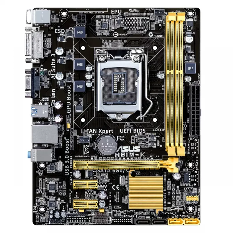 مادربرد ایسوس مدل Asus H81M-K