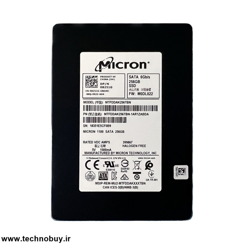 هارد اس اس دی میکرون SSD 256GB Micron