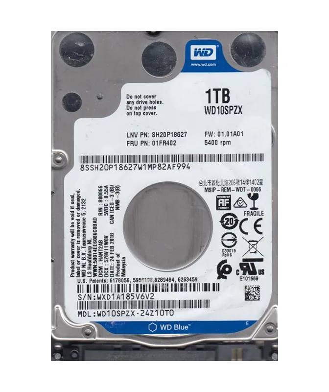 هارد لپ‌تاپ 1TB WD Blue