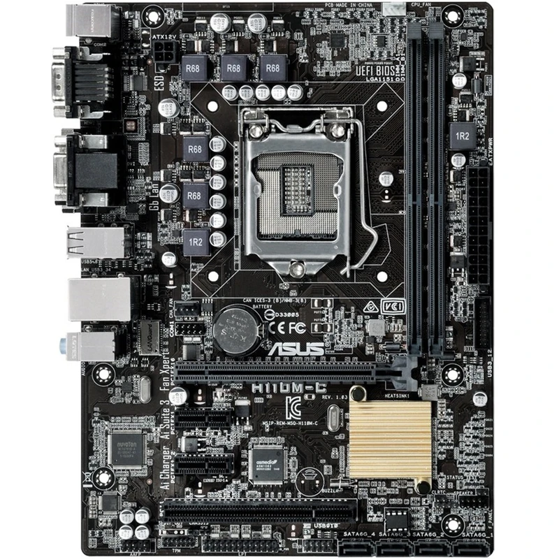 مادربرد استوک Asus H110M-C