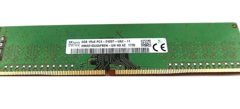رم استوک کامپیوتر هاینیکس 8gb 1rx8 pc4-2400t-ua2-11