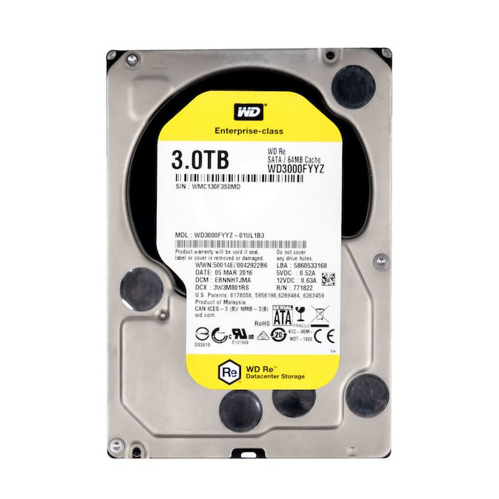 هارد اینترنال WD 3TB  انترپرایز | WD3000FYYZ RE Edition