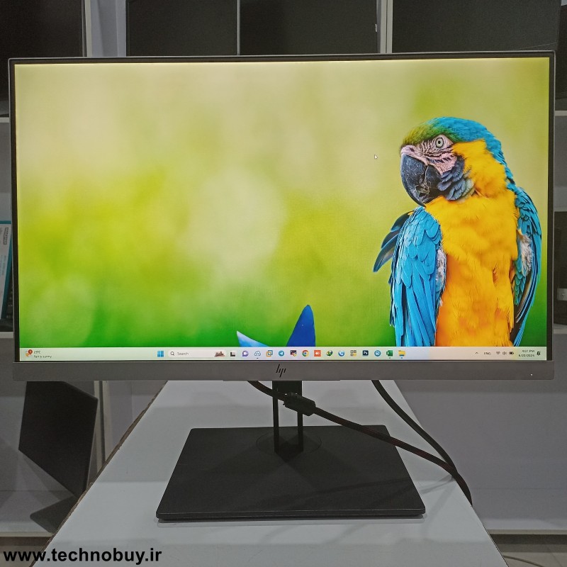 مانیتور  24 اینچ فریم لس HP E243 فقط پورت VGA دارد