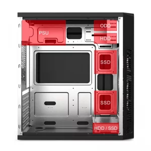 کیس کامپیوتر هایپرکول مدل Hyper Cool J07-USB3