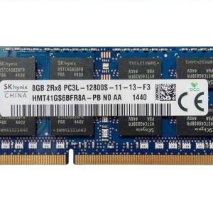 رم استوک لپ تاپ Hynix 8gb 2RX8 PC3L-12800S-11-13-F3