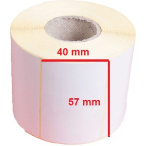 لیبل حرارتی 40X57 تک ردیفه درجه یک