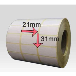 لیبل 21X31 سه ردیفه 6000 عددی