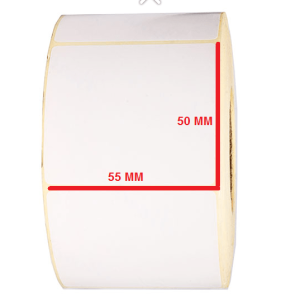 لیبل 50X55 تک ردیفه 750 عددی