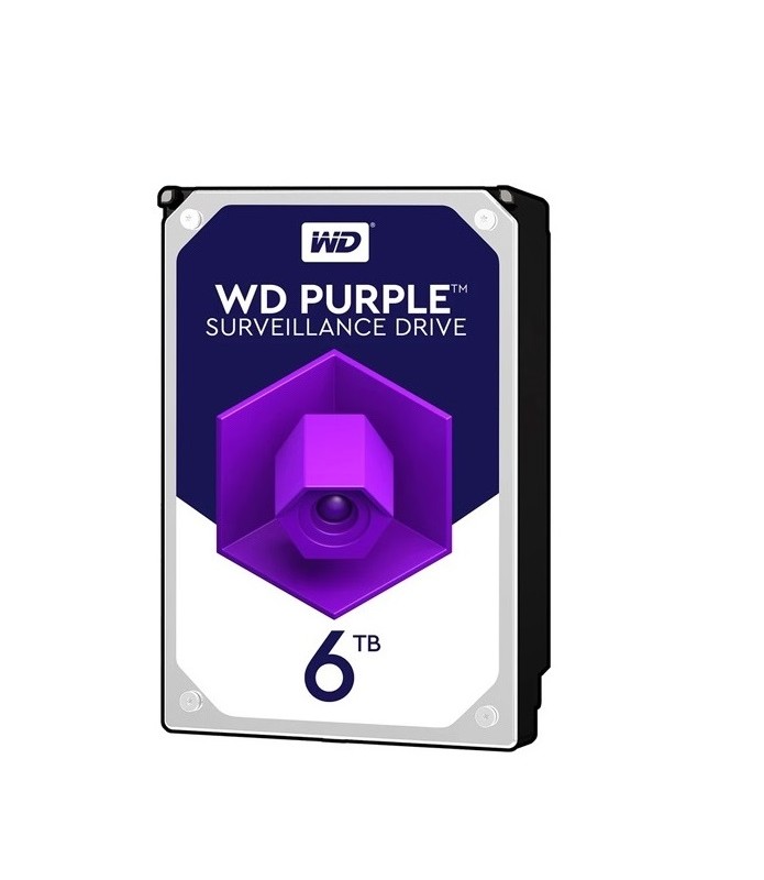هارد دیسک اینترنال وسترن بنفش  مدل WD Purple 6TB ظرفیت 6 ترابایت